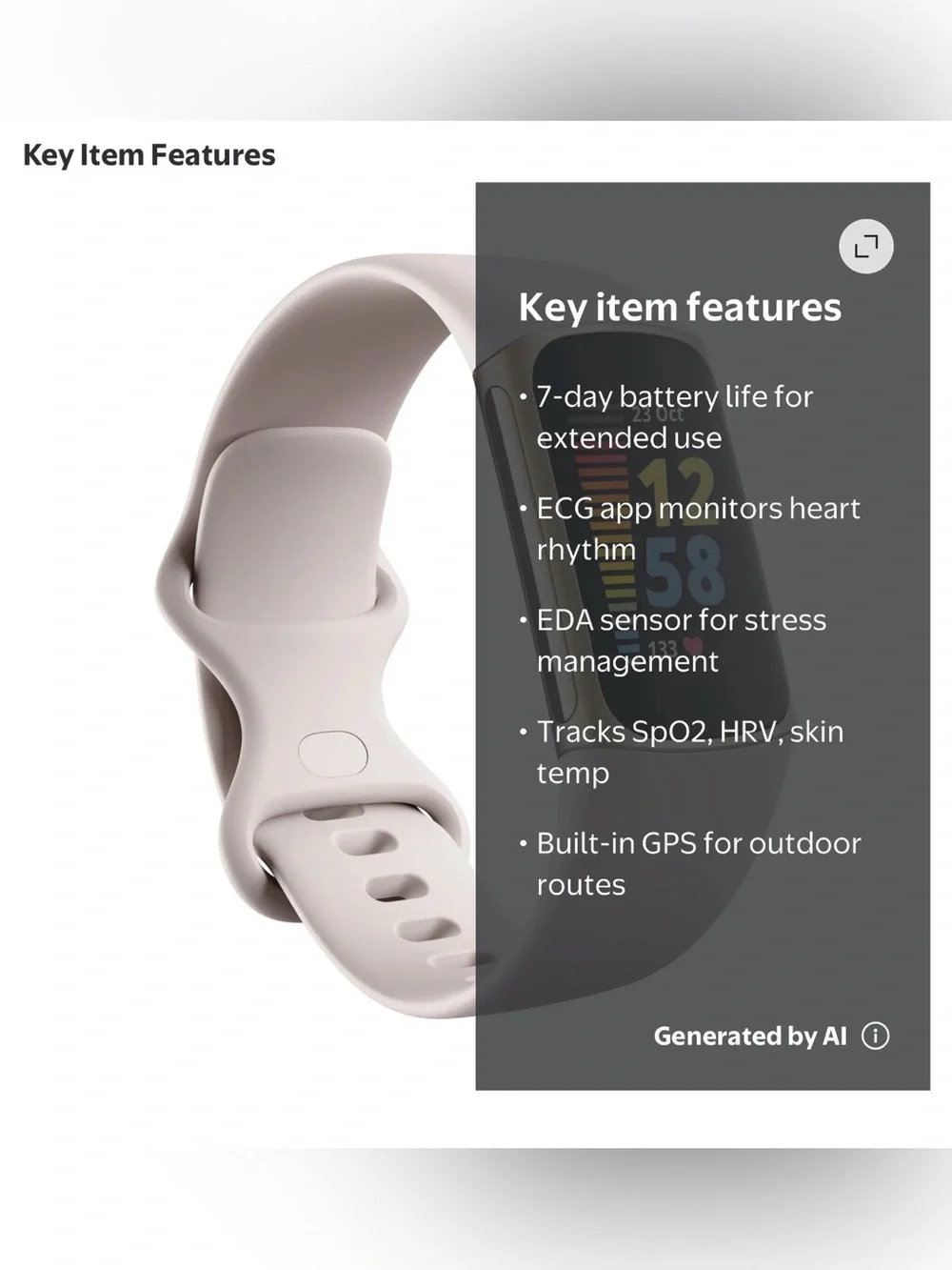 Fitbit Charge 5 Fitness Tracker